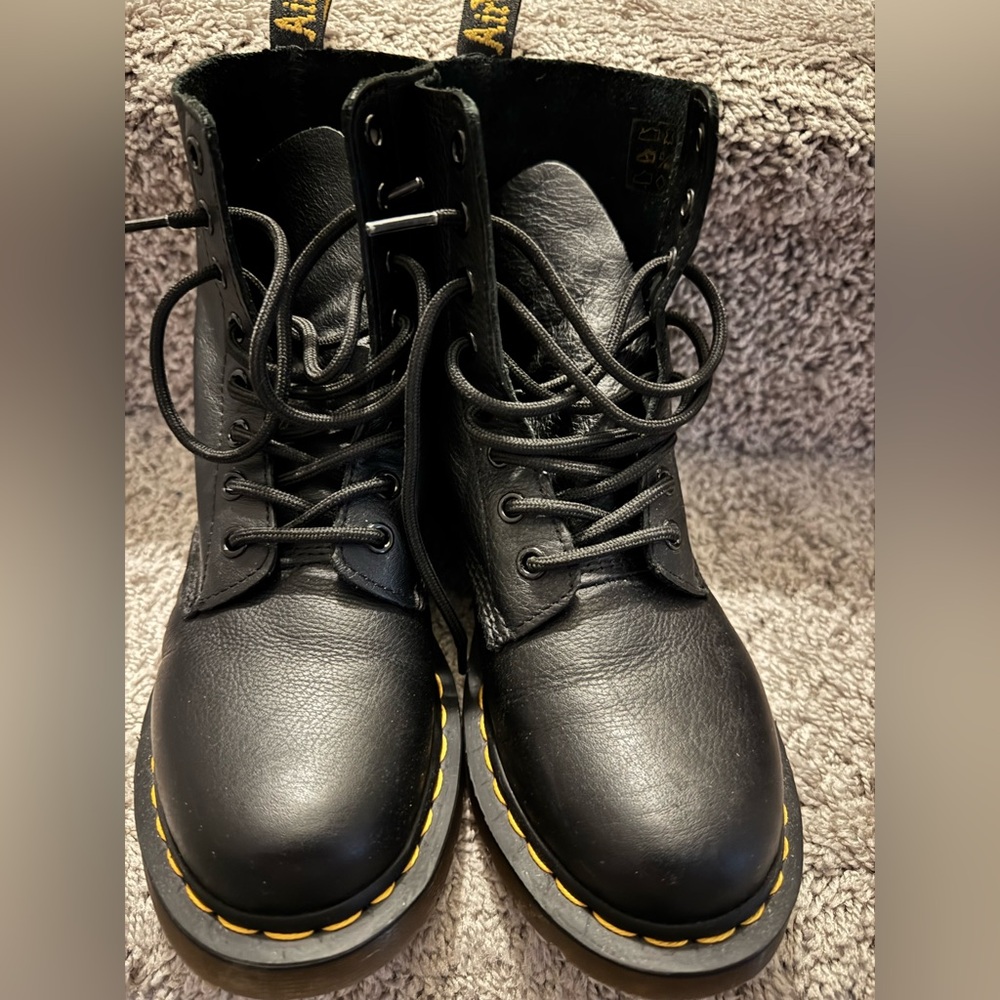 Dr. Martens Black Leather Boots